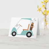 Carte Panier de golf (Fleur jaune)