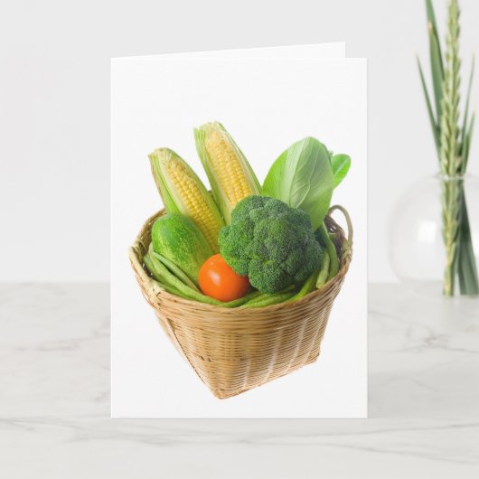 Carte Panier de légumes (Devant)