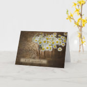 Carte Panier de marguerite (Fleur jaune)