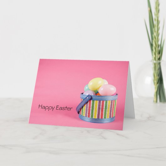 Carte Panier d'oeufs de Pâques (Devant)