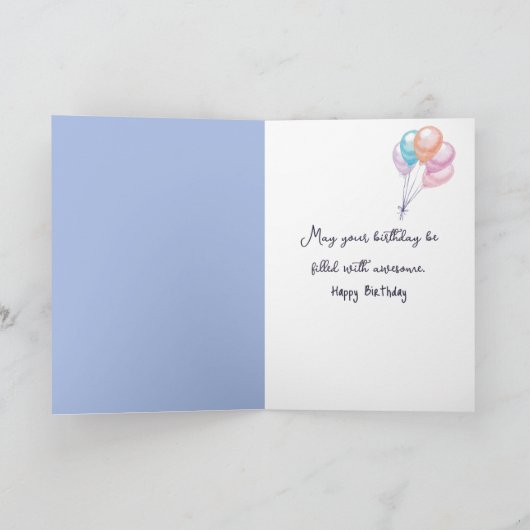 Carte Panier Hydrangea Pour Anniversaire (Intérieur)