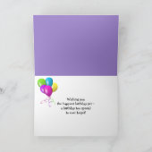 Carte Panier Iris Anniversaire (Intérieur)