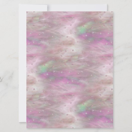 Carte Panier Mariage inversé rose (Dos)