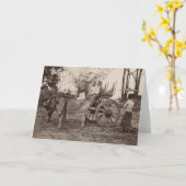 Carte Panier tiré par deux boeufs à Mandalay, Birmanie (Fleur jaune)