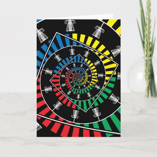 Carte Paniers de golf de disques tournants (Devant)