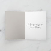 Carte Panneau d'anniversaire du carton de la souris (Intérieur)