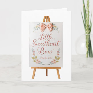 Carte Panneau de bienvenue pour Baby Shower Little Sweet