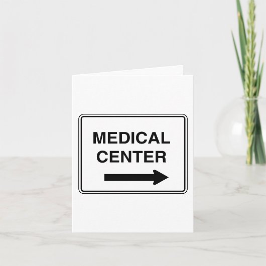 Carte Panneau de centre médical