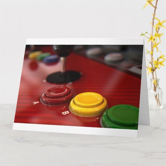 Carte Panneau de configuration Arcade (Fleur jaune)