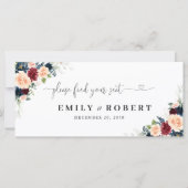 Carte Panneau de la table de tête du Mariage de la Bourg (Devant)