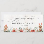 Carte Panneau de la table de tête du Mariage de Pinecone (Devant)