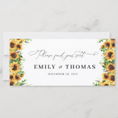 Carte Panneau de la table de tête du Mariage de tourneso (Devant)