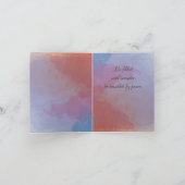 Carte Panneau de Paix avec aquarelle - petit (Intérieur)