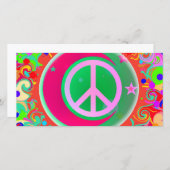 Carte Panneau de Paix, Lune, Étoiles & Tout (Devant / Derrière)