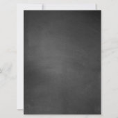 Carte Panneau de panier de mariage à l'aspect ardoise cr (Dos)