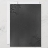 Carte Panneau de panier de mariage avec un look de table (Dos)