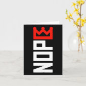 Carte Panneau de protestation No Kings Vertical (Fleur jaune)