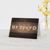 Carte Panneau de retraite lumineux (Fleur jaune)