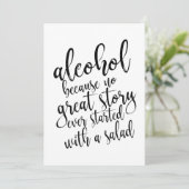 Carte Panneau de signalisation Parce qu'aucune grande hi (Debout devant)