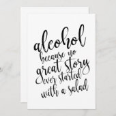 Carte Panneau de signalisation Parce qu'aucune grande hi (Devant / Derrière)