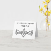 Carte Panneau de tableau mariage (Fleur jaune)