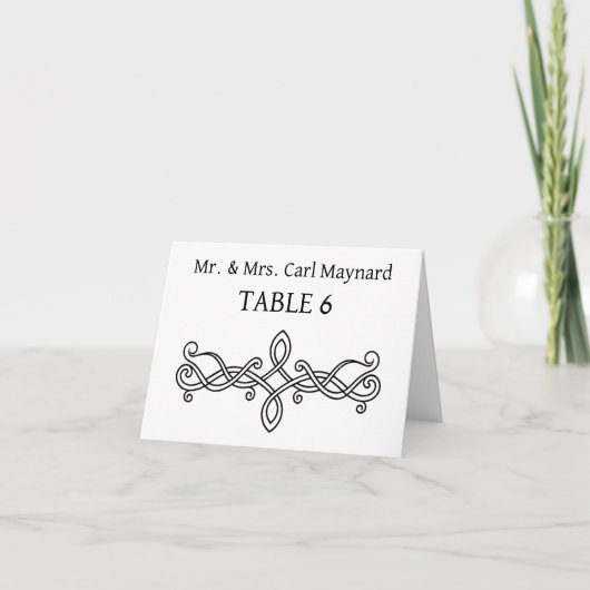 Carte Panneau de tableau mariage (Devant)