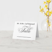 Carte Panneau de tableau mariage (Fleur jaune)