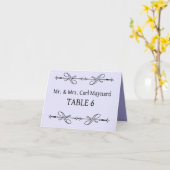 Carte Panneau de tableau mariage (Fleur jaune)