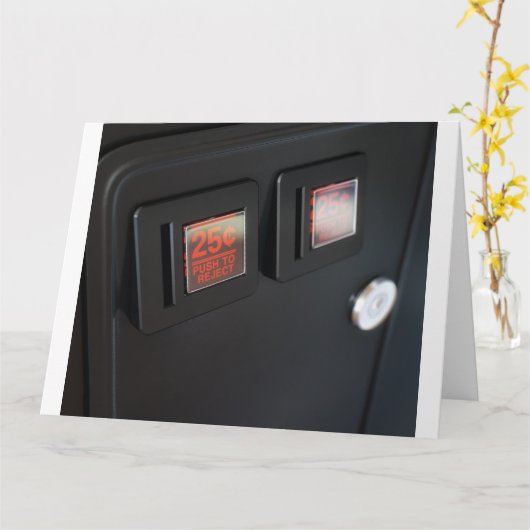 Carte Panneau d'emplacement de pièce de machine d'arcade (Fleur jaune)