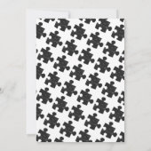 Carte Panneau du livre d'or du mariage Puzzle (Dos)