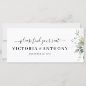 Carte Panneau du Mariage de la feuille d'Eucalyptus (Devant)