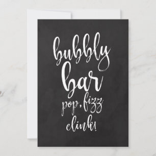 Carte Panneau Mariage Bubly Mary Bar abordable Chalkboar