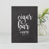 Carte Panneau Mariage de tableau de bord cigar abordable (Debout devant)