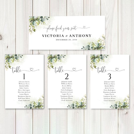 Carte Panneau Mariage de verdure