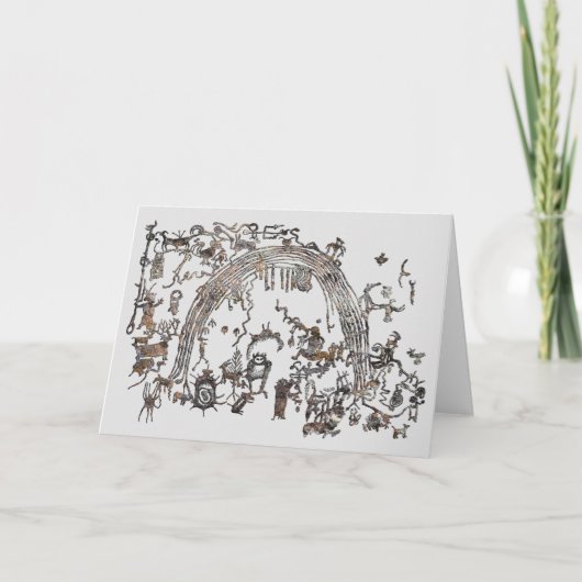 Carte Panneau Petroglyph - Rochester Creek, Utah Card (Devant)