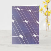 Carte Panneau solaire (Fleur jaune)