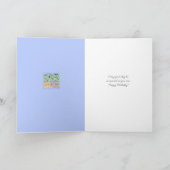 Carte Panneaux Jaunes&Blancs Pour Un Anniversaire Spécia (Intérieur)