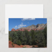 Carte Panorama de Red Rocks à Sedona Arizona (Devant / Derrière)