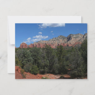 Carte Panorama des rochers rouges à Sedona Arizona