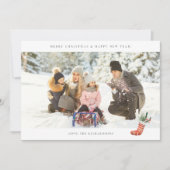 Carte Panoramic Chic H Photo - Christmas Stocking (Devant)