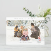 Carte Panoramic Chic H Photo - Snowman (Debout devant)