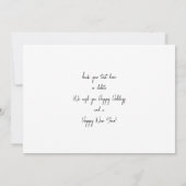 Carte Panoramic Chic H Photo - Snowman (Dos)