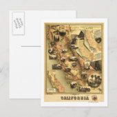 Carte panoramique de Californie (Devant / Derrière)