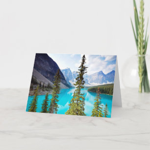 Carte Panoramique de la vallée du lac moraine de Dix