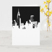 Carte panoramique de la ville de New York dans le  (Fleur jaune)