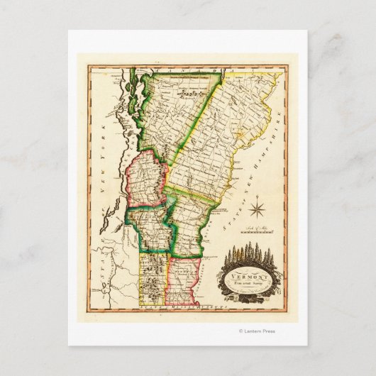 Carte panoramique VermontVermont 2 (Devant)