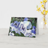 CARTE PANSIERS (Fleur jaune)