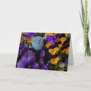 Carte Pansies et choux