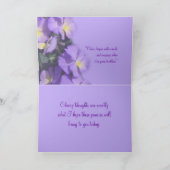 Carte Pansy1023Card2-personnaliser toute occasion (Intérieur)