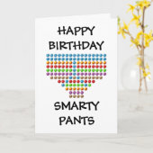 Carte pantalon (Fleur jaune)